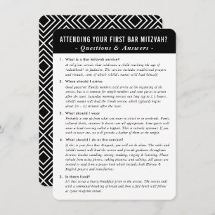 Invitación Preguntas y respuestas sobre el servicio BAR MITZV