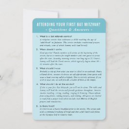 Invitación Preguntas y respuestas sobre el servicio BAT MITZV