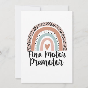 Invitación Premotor de Motricidad Fina
