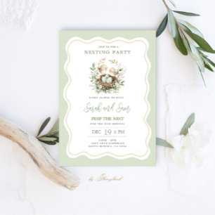 Invitación Prep the Nest Baby Shower