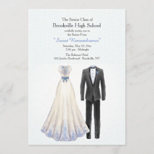 Invitación preparada para Prom