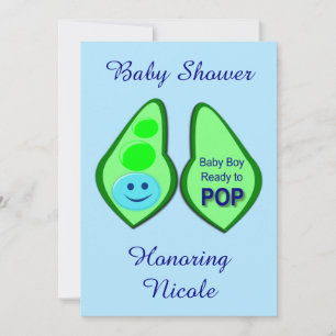 Invitación Preparado para hacer aparecer a un niño pequeño Pe