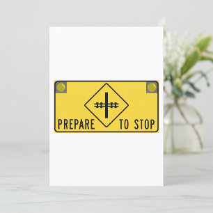 Invitación Prepararse para detener