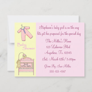 Invitación Prepararse Para Un Bebé Invita
