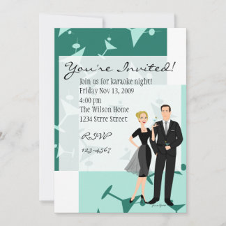 Invitación ¡Preparen Su Martinis!