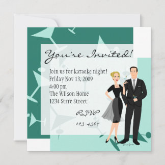 Invitación ¡Preparen Su Martinis!