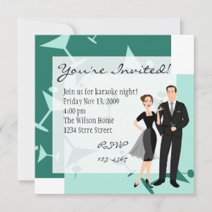 Invitación ¡Preparen Su Martinis!