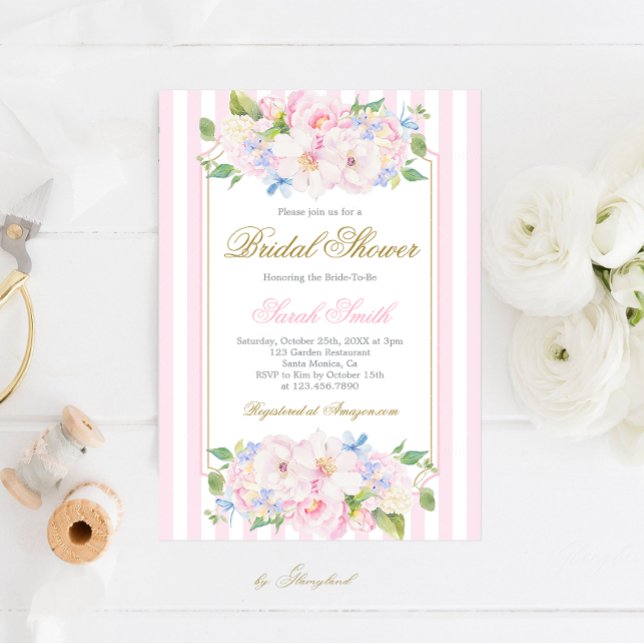 Invitación Preppy Bridal Shower (Subido por el creador)