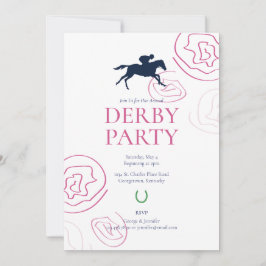 Invitación Preppy Derby Fiesta