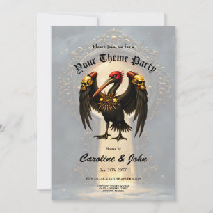 Invitación Presagio de la Puerta Dorada El Pelícano Nocturno