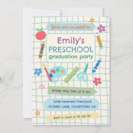 Invitación Preschool Graduation Party Photo