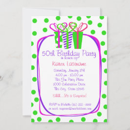 Invitación Presenta Fiesta de regalos