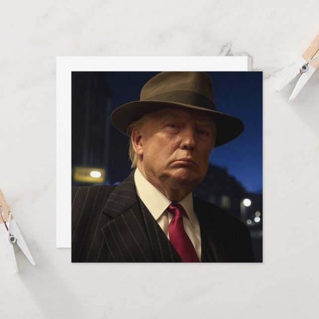 Invitación Presidente estadounidense Donald Trump Padrino (Anverso/Reverso In Situ)