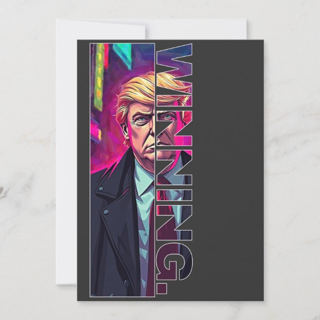 Invitación Presidente Trump - GANANDO (Anverso)