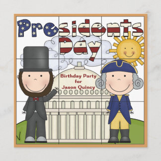 Invitación Presidentes Day Invitation