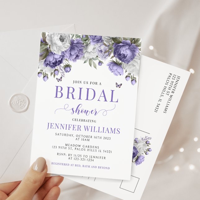 Invitación presupuestada para ducha de novia de la (Subido por el creador)