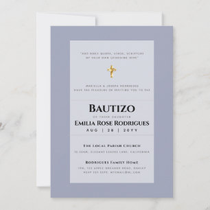 Invitación PRESUPUESTO BAUTIZO Bautismo BAPTISM Christening I