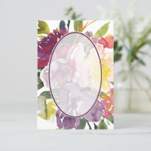 Presupuesto en blanco boda floral morado y amarill