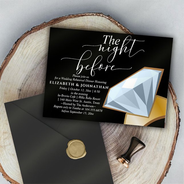 Invitación Presupuesto La Noche Antes De La Cena Del Ensayo (Subido por el creador)
