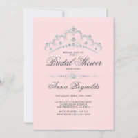 Presupuesto rosado de la ducha de la BRIDAL del Di