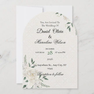 Invitación Presupuesto Verde Grisáceo Polvoriento