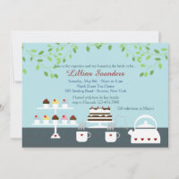 Invitación Primaria a postres Divinos