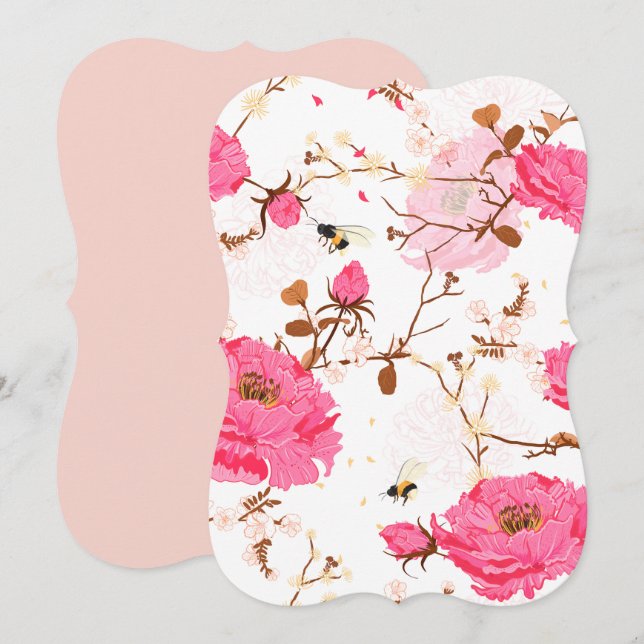 Invitación primavera (Anverso / Reverso)