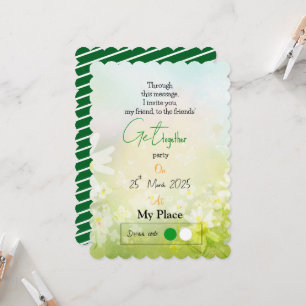 Invitación Primavera amistosa