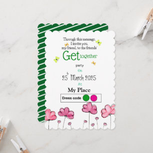 Invitación Primavera amistosa