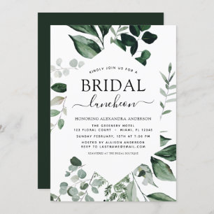Invitación Primavera Bridal Shower Luncheon Greeneration Invi