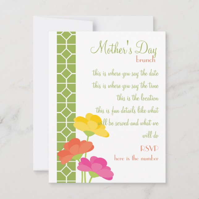 Invitación Primavera En Bloom (Anverso)