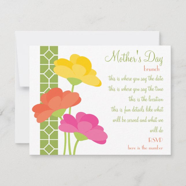 Invitación Primavera En Bloom (Anverso)