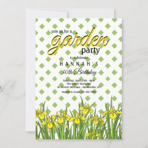 Invitación Primavera: fiesta de cumpleaños de Sprung