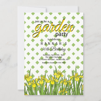 Invitación Primavera: fiesta de cumpleaños de Sprung
