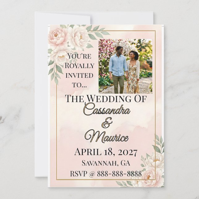 Invitación 🌸 PRIMAVERA — “Jardín Etéreo” (Anverso)