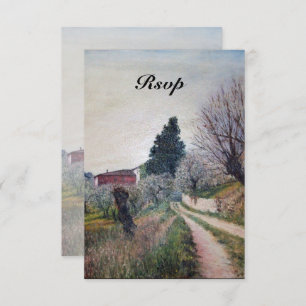 Invitación PRIMAVERA MÁS TEMPRANA DE LA TOSCANA LANSCAPE rsvp