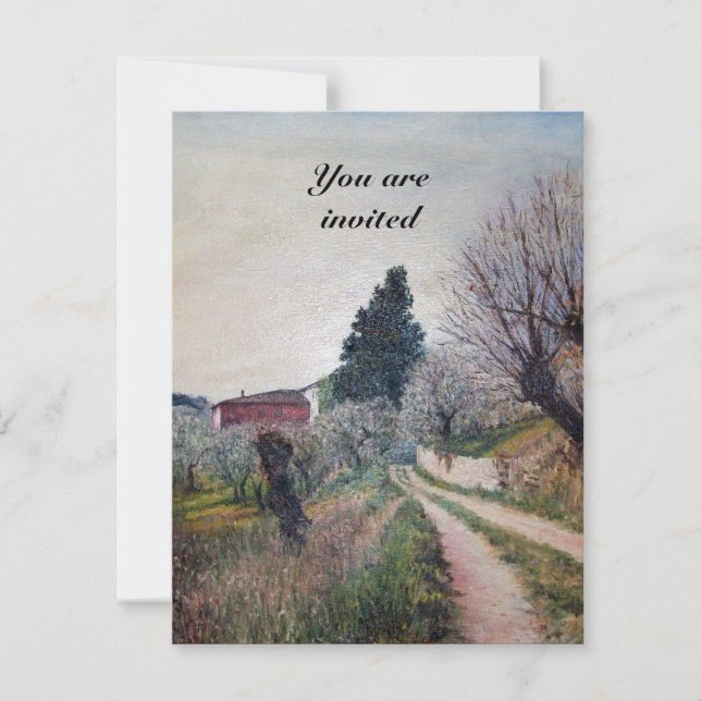 INVITACIÓN PRIMAVERA MÁS TEMPRANA DE TUSCANIA (Anverso)