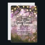 Invitación Primavera Rusa Encantada Luces Forestales Primaver<br><div class="desc">Invitaciones de árboles forestales encantados. Personalizar para cualquier evento.</div>