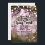 Invitación Primavera Rusa Encantada Luces Forestales Primaver<br><div class="desc">Invitaciones de árboles forestales encantados. Personalizar para cualquier evento.</div>