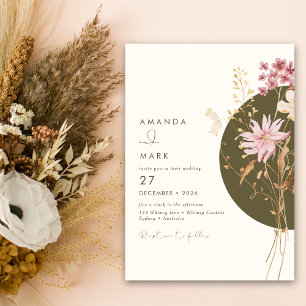Invitación Primavera Verano Otoño de Flor Silvestre Caprichos