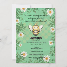 Invitación Primer alboroto de Little Bee: Primer cumpleaños