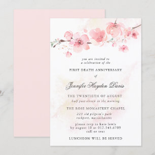 Invitación Primer Aniversario de la Florencia del Cerezo