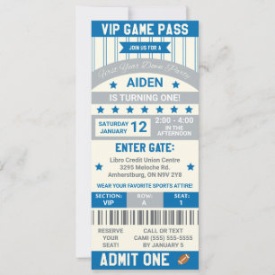 Invitación ¡Primer Año Abajo! Cumpleaños del equipo de fútbol