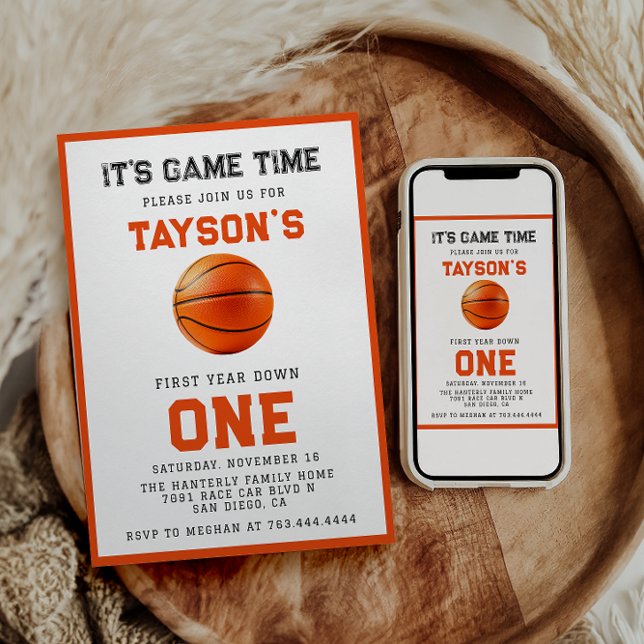 Invitación Primer año de nacimiento del baloncesto (Subido por el creador)