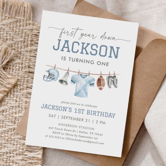 Invitación Primer año del primer cumpleaños del fútbol (Subido por el creador)
