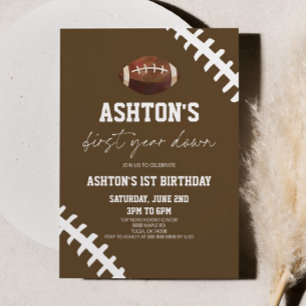 Invitación Primer año después, Fiesta de primer cumpleaños de