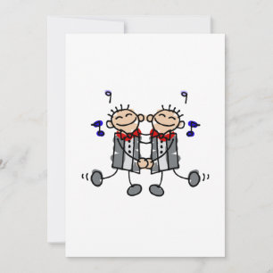 Invitación Primer baile de Gay Grooms