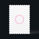 Invitación Primer cartel del monograma del jengibre rosado pr<br><div class="desc">Invitación en monograma de jengibre preppy rosa de cumpleaños. Plantilla de invitación editable,  texto personalizar para hacerlo propio.</div>