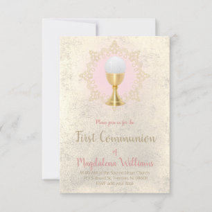 Invitación Primer chica católico de la Comunidad