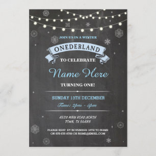 Invitación Primer cumpleaños 1 Fiesta de la tierra de las mar